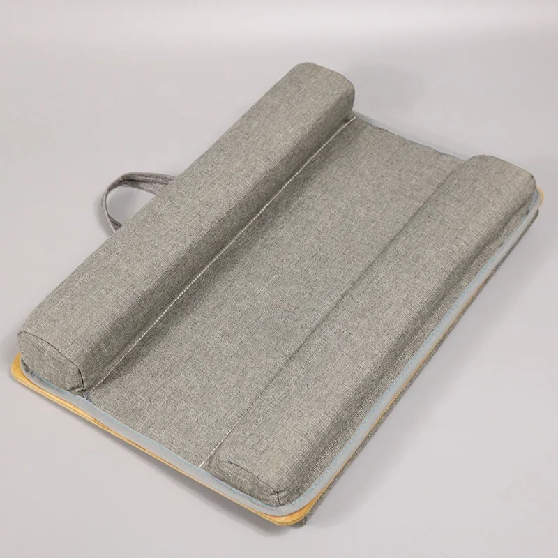 Портативный Бамбуковый поднос для ноутбука кровать диван стол с мягкой