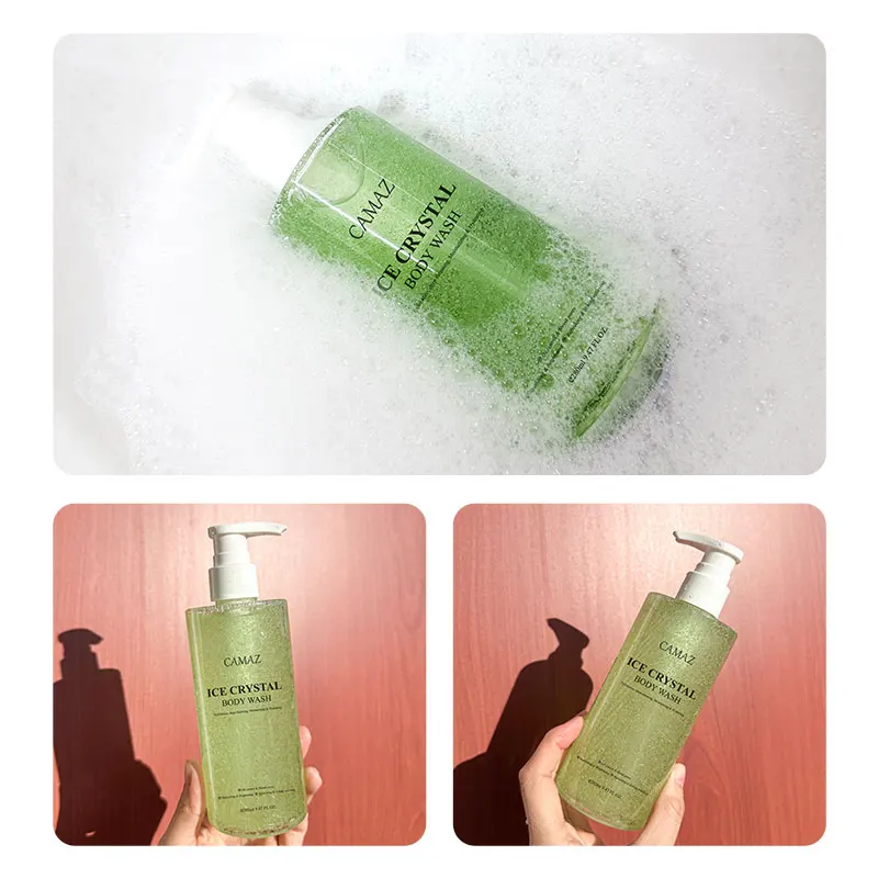 Camaz Private Brand Body Lotion Wash With Nourishing Serum Green Tea
