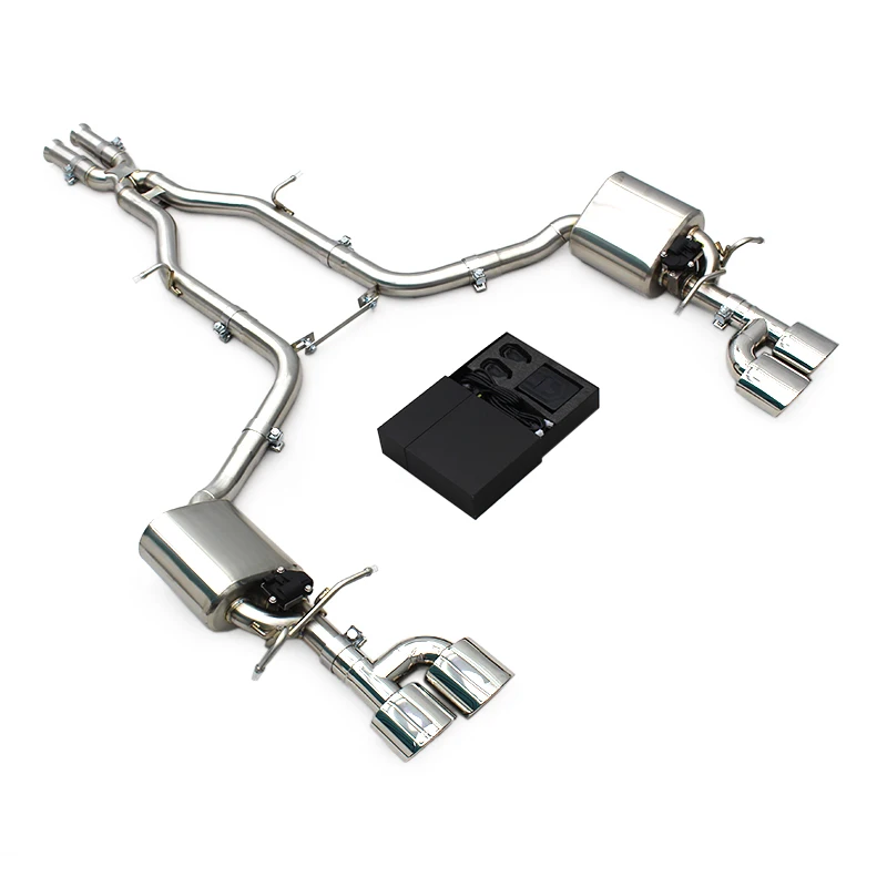 Obm Stainless Steel Catback Exhaust For Mercedes-Benz C280 / C300 W204 3.0L 2010-2014 Exhaust Pipe