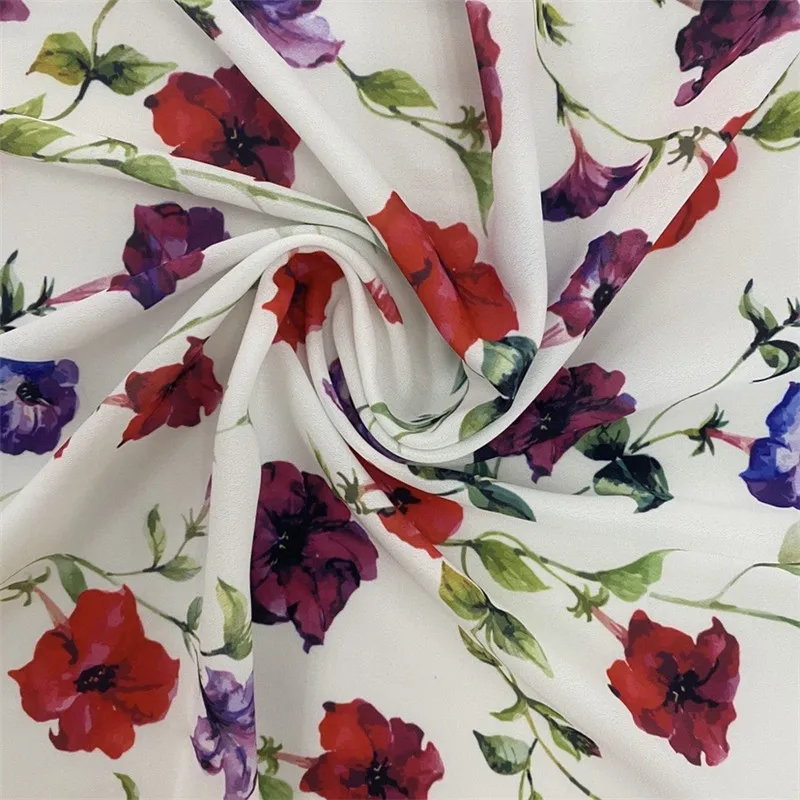 Индивидуальный дизайн, дешевый креп из 100% полиэстера, креп-шифоновая ткань, малайзийская ткань для головных платков