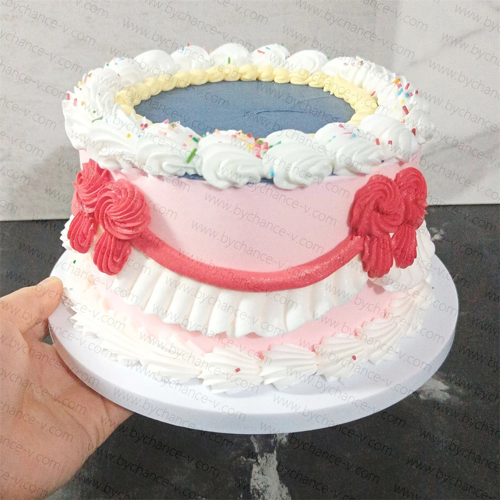 Beautiful Princess Topper Birthday Cake Model Artificial Cake for Girls ...