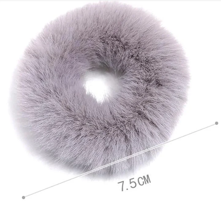 Новинка 2019 года Заводская поставка эластичные резинки для волос Cony высокая эластичность пушистый орнамент резинка головной убор