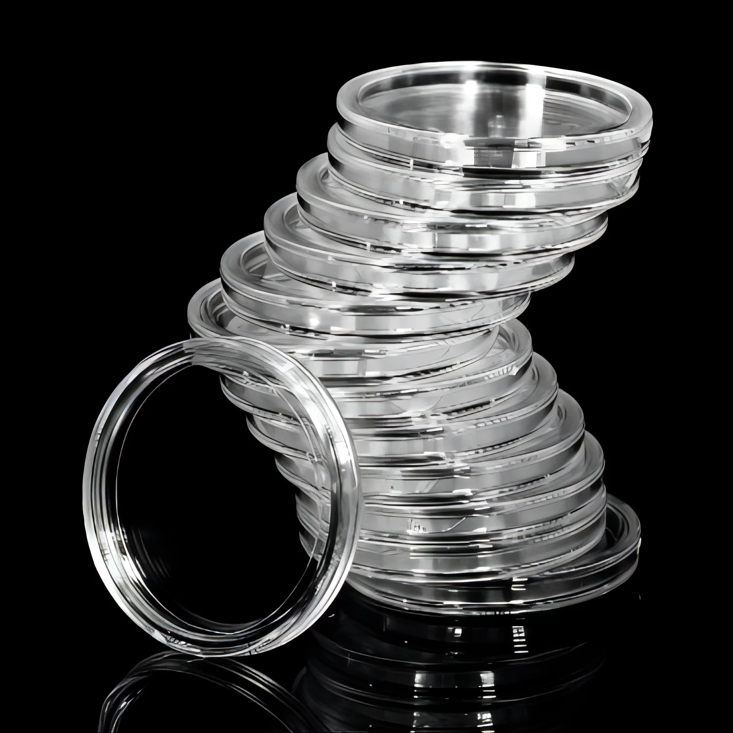 투명 코인 캡슐 케이스 라운드 링 코인 캡슐 25.5mm 26mm 27mm 28mm 30mm 32mm 33mm 35mm 37mm  38mm 40mm 40.6mm 41mm 44mm 대형| Alibaba.com