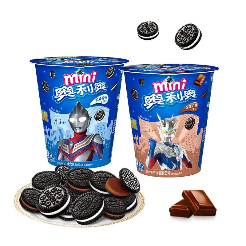 Oreoミニカップクッキー ストロベリーチョコ風味 おいしいビスケット