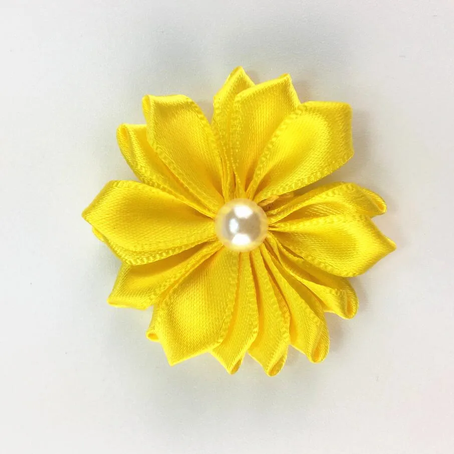 Мини искусственные шелковые розы для рукоделия жемчужные цветы для заколок детские заколки для волос DIY Girls Аксессуары для волос CH022