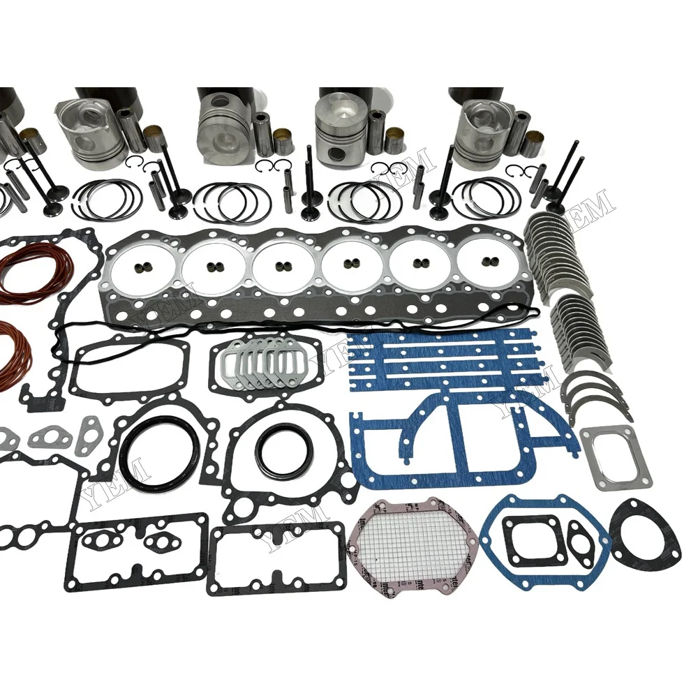 6D14 Overhaul Kit With Valves for Mitsubishi Engine Parts 6