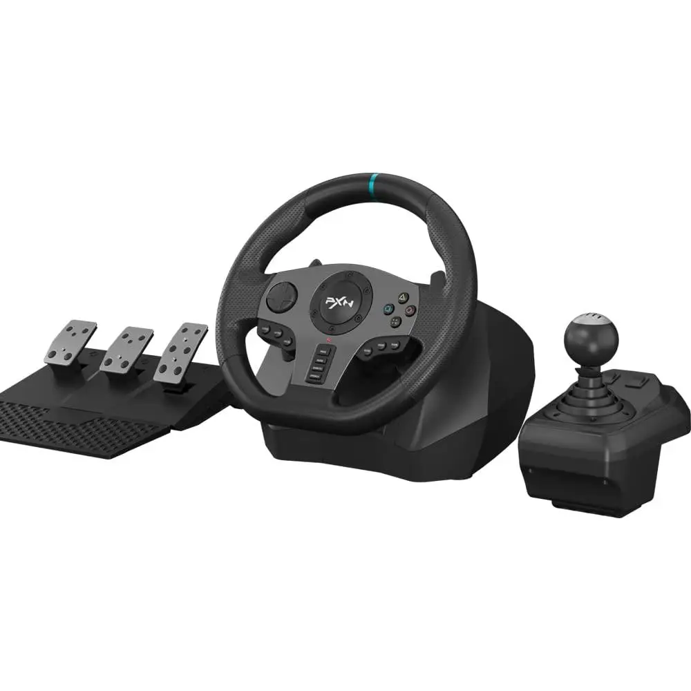 PXN-V9 Racing Gaming Steering Wheel Pedals Set Bus Driving Simulator for  Xbox PC