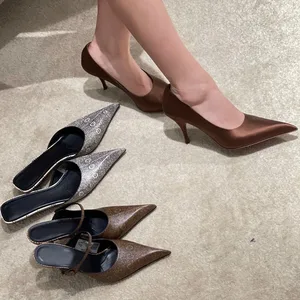 Dropshipping Products 2026 Chaussures Pour Femmes High End Women's Leather Shoes High Heels Shoes for Women