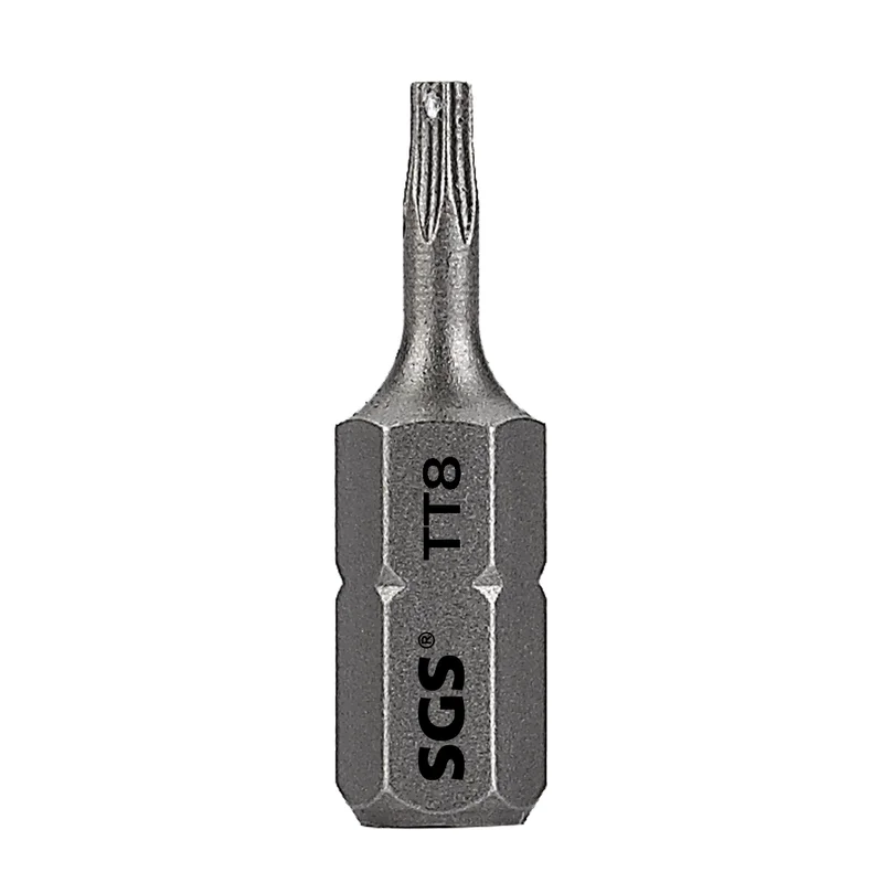 MOYOTEC Factory Direct 6.35mm Strong Magnetic S2 Material 25mm Single Head Torx Industrial Screwdriv