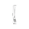 Thick 410 no. 4 dessert fork