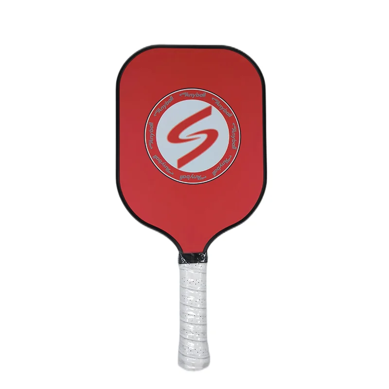 Anyball Pickleball Paddle New Arrival Red Color Paddle Carbon Fiber 14mm or 16mm Pickleball Racket OEM Available