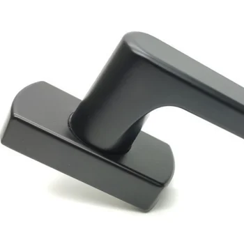 High-End Aluminum Alloy Casement Window Handle Square Shaft Modern for Villas Hotels Apartments Luxury Window Door Hardware