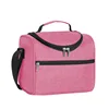 Sac d'isolation thermique en film d'aluminium semi-circulaire, rose rouge