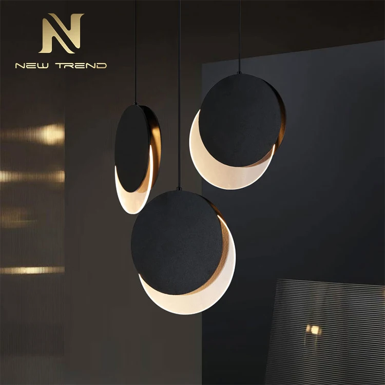 PXQ8682 Modern Design Residential Decoration Hanging Light Black White Yellow Bule Led Pendant Lamp  