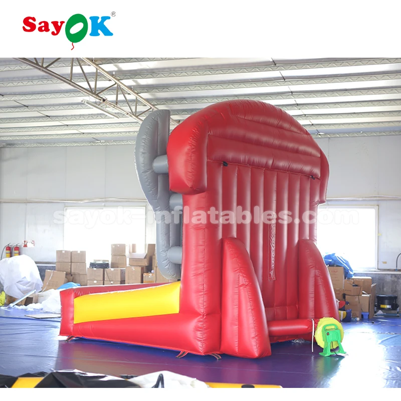 Custom Carnival Games Inflatable Connect 4 in a Row Inflatable Basketball Hoop