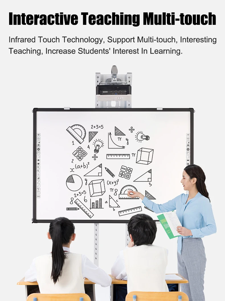 China Factory Whiteboard 96inch Portable Interactive Whiteboard Device