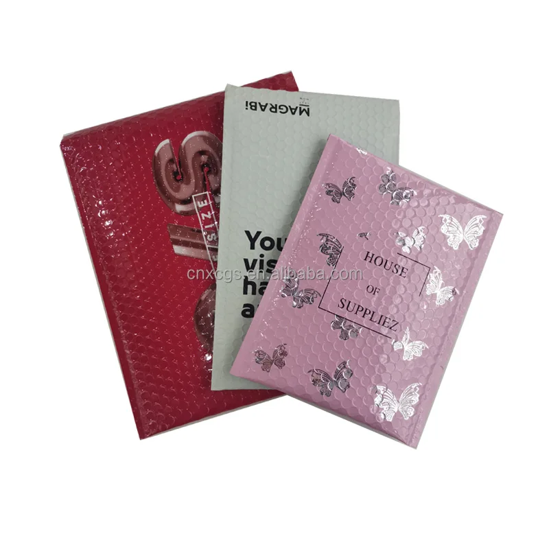 ISuperb 20 Pcs Metallic Pink Bubble Mailers - Self Seal Padded Shipping Envelopes 7.9x5.9 Inches - View #5
