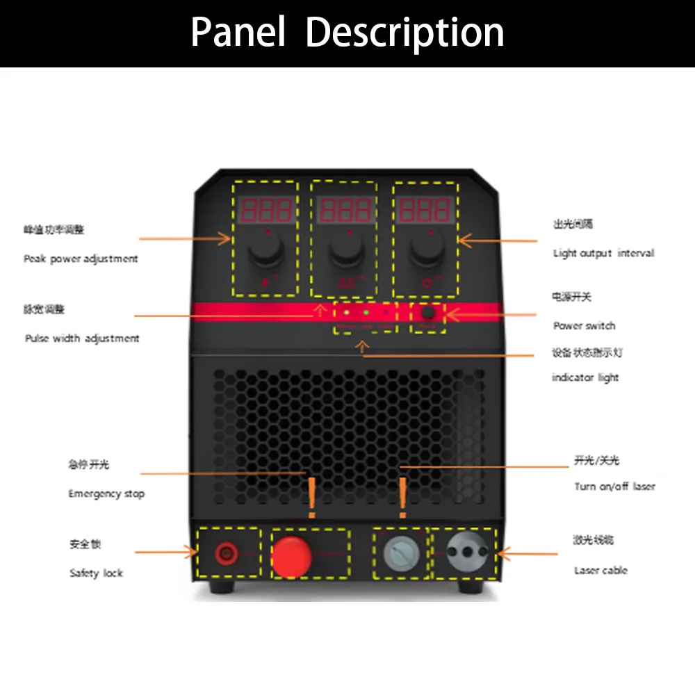 Portable 4-in-1 1500W MAX Air Cooling Mini Handheld Laser Welding Machine New Condition Stainless Steel Carbon Steel Aluminum