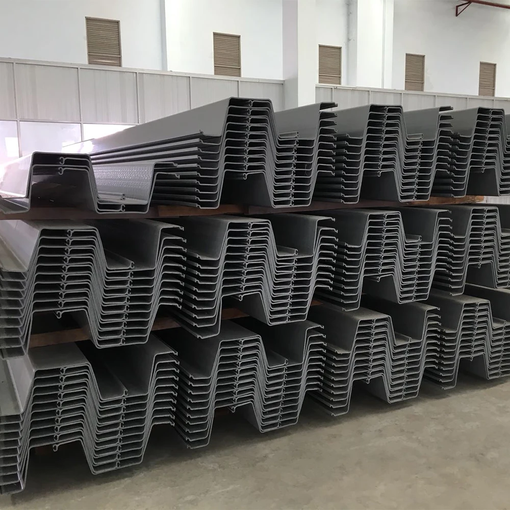 Manufacture of Factory Price U718 Size Pvc U Type Vinyl Sheet Piling Pile for Retaining Walls