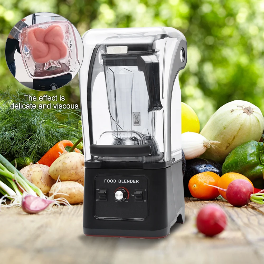 1680W Good Performance Commercial Blender Silent Juicer Smoothie Maker High  Power Milkshake Machine With Factory Price