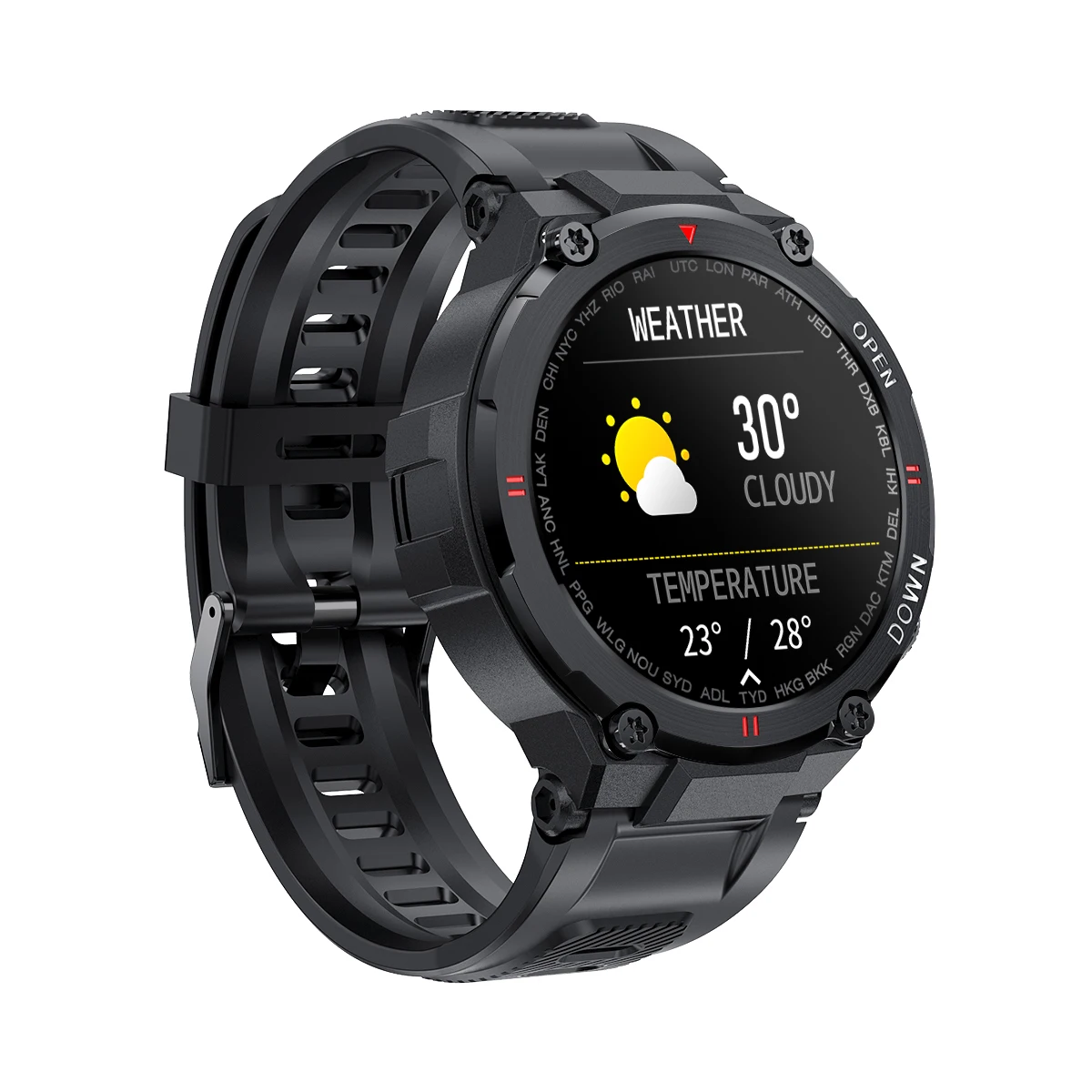 Smart Watch Smartwatch Full Touch Screen K22 Watch Low Moq Custom Logo Ips Waterproof Body Round for Ios