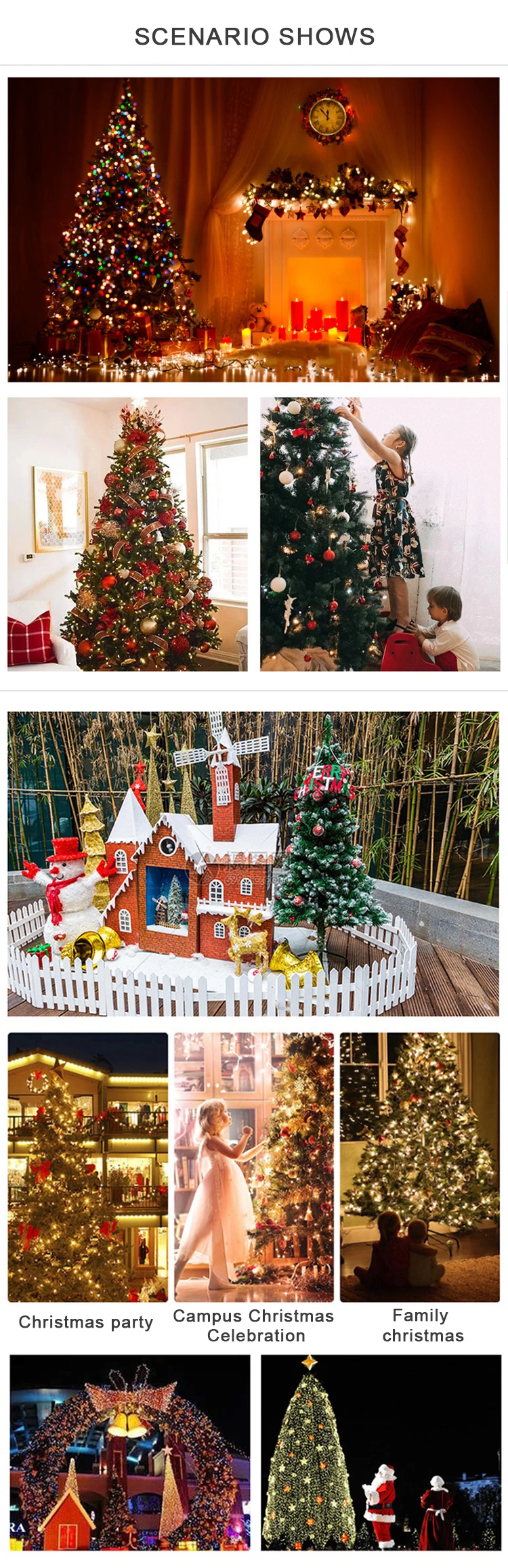 Mini Small Led Christmas Tree Color Lights Desktop Decoration Sisal