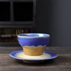 Tasse petite capacité soucoupe volante-dai bleu 120ml