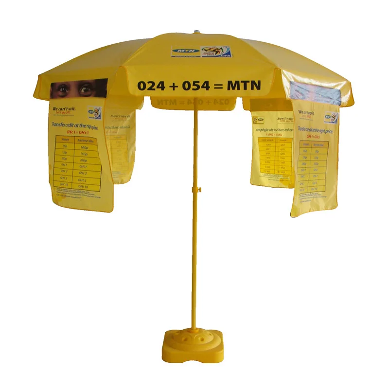 Source Promotional Big Beach Sun Umbrella Pvc Mtn Beach Umbrella
