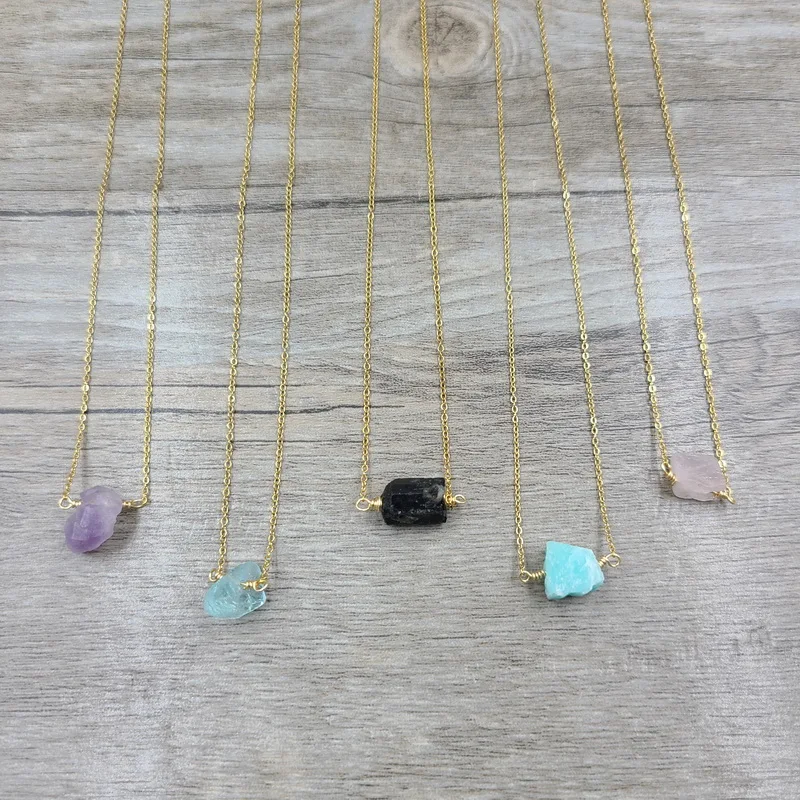 Aquamarine,Amethyst,Rose Quartz,Citrine 
