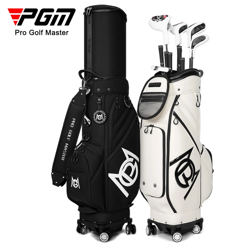 PGM QB153 Golf Travel Bag - Ultimate Hard Case with Wheels