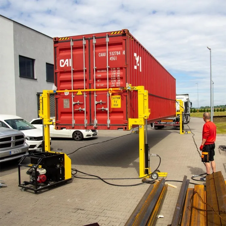 Mobile Container Lifting Jacks Hoist Truck Vehicle Lifting System ...