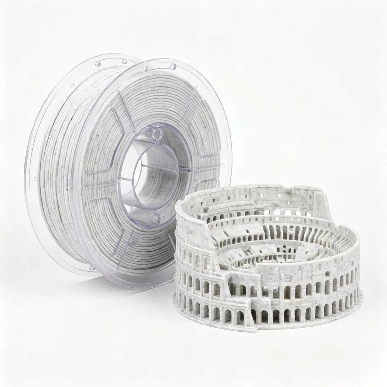 뉴마스 3DP 대리석 마감 PLA 3D 필라멘트 1.75mm, 1KG, 450mm/s 고속 인쇄, 왜곡 최소화, 변형 방지 FDM 프린터용