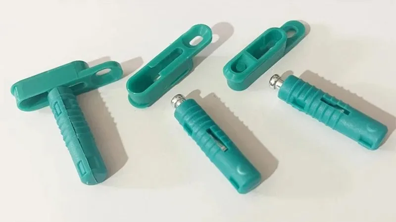 100 Pieces Invisible Connector Screw Fasteners 2 In 1 Hidden Connectors Cabinet Hinge Assembly Furniture Hardware Accessories Half