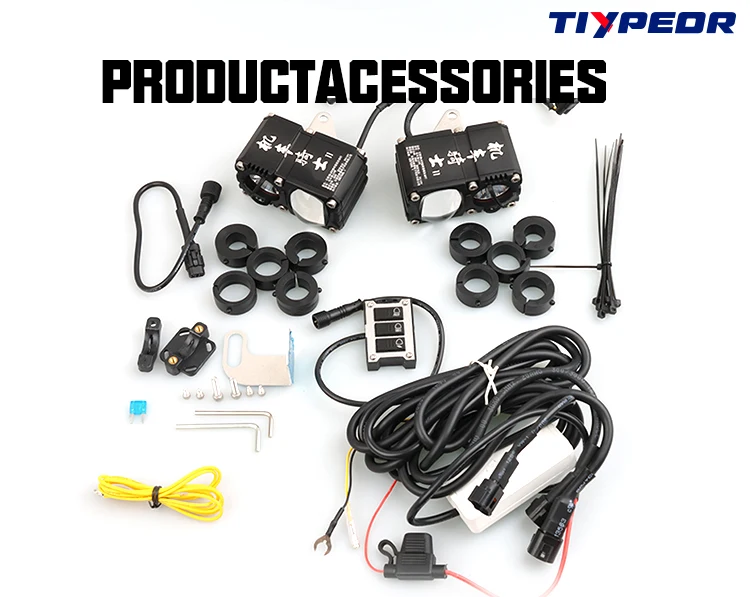 product tiypeor tangent light led super bright spotlight for motorcycle off road atv utv high power auxiliary headlight work fog lights-6