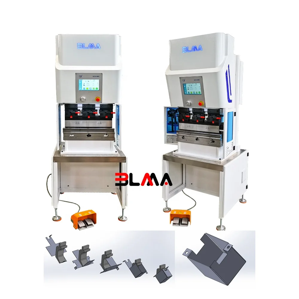 BLMA New Design Fully Electric Press Brake 12T600mm Mini Polycarbonate Sheet Insulator Servo Electric Bending Machine