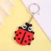 Red seven-spotted ladybug