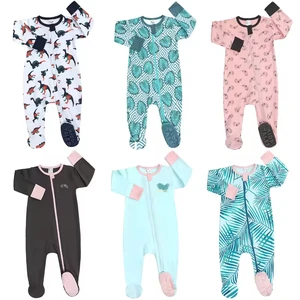 One Piece Home Wear Folded Unisex Infant Jumpsuits Toddler Baby Bodysuit Rompers Pajamas Baby Clothes