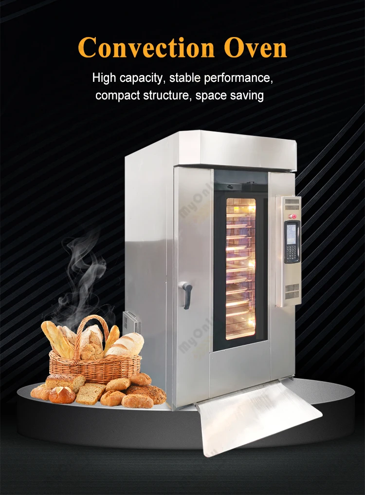 Horno Electrico Industrial Conveccion Vapor Gas Convection Oven 5 Tray
