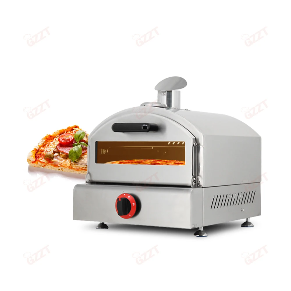 Manufacturer Mini Pizza Oven 16 Inch Lpg Stainless Steel Outdoor Gas Pizza  Oven for Home Gas Pizza Oven Outdoor With Round Stone, image size:1000x1000