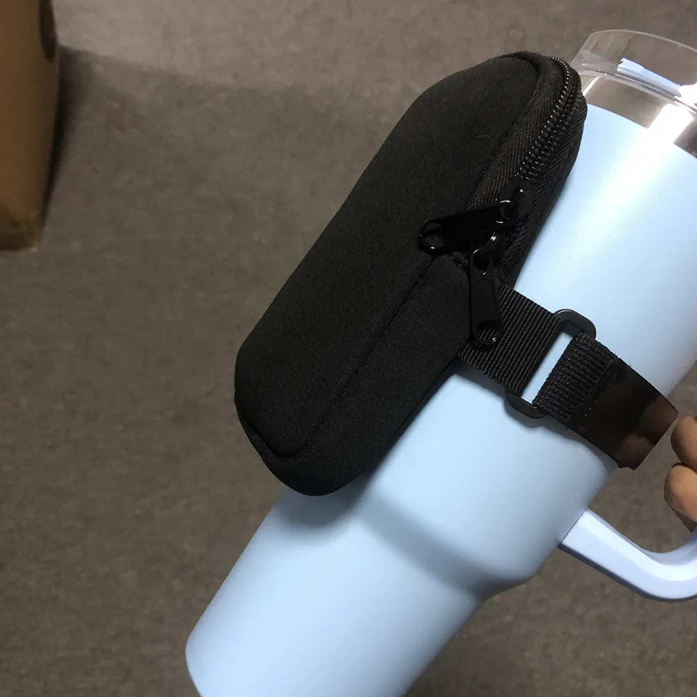 Новый неопреновый портативный бумажник с леопардовым принтом, 40 унций