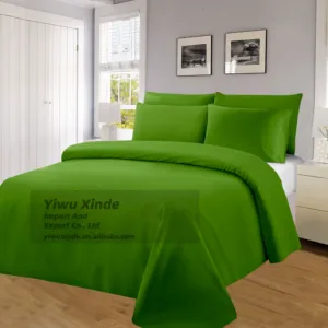 King Size Plain Color 6 Pieces Bedding Set for Master Bedroom Glory Home Quality Sheet Shet 6pcs