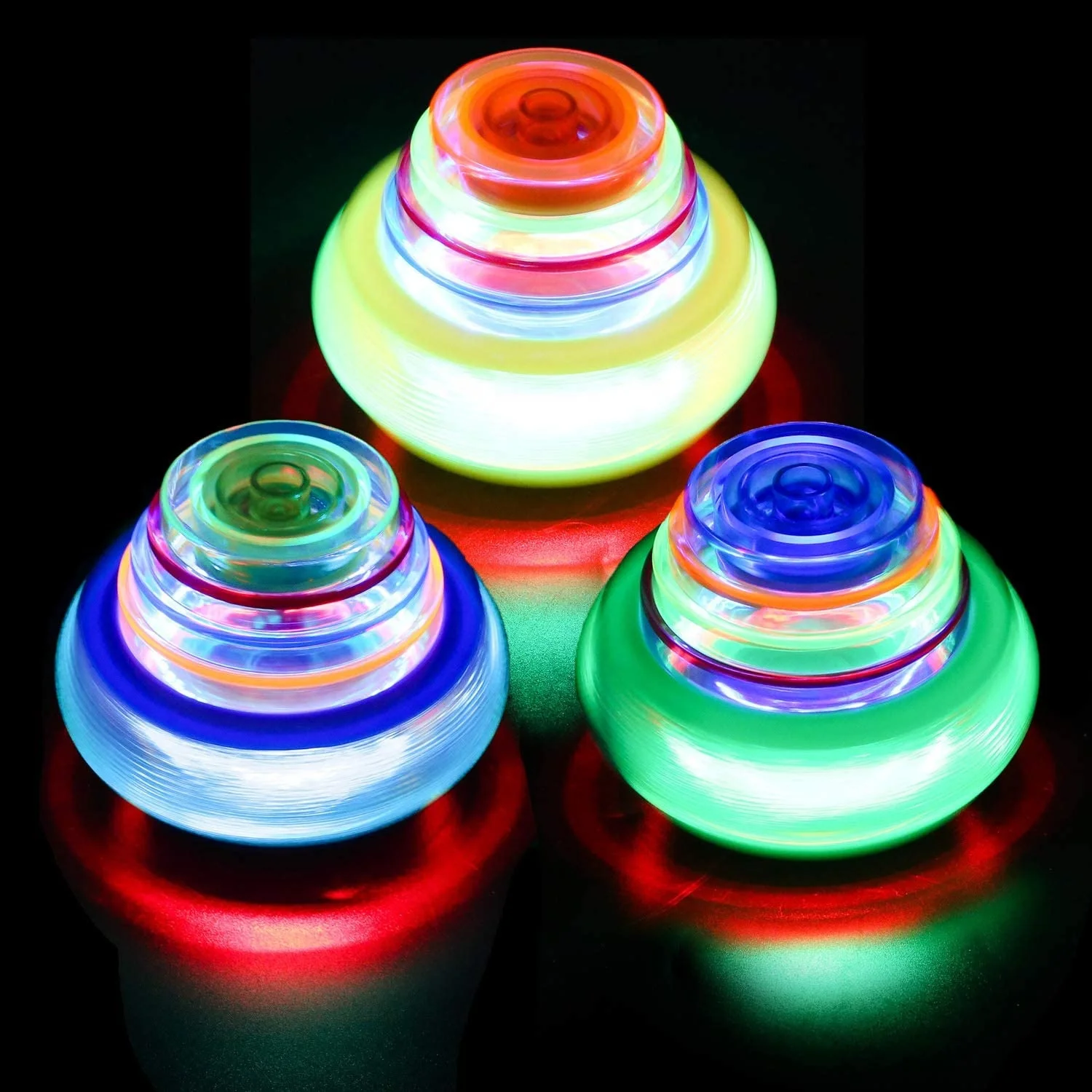 Spin Top Lumineux,Jouet Spin Top Lumineux - Jouet lumineux pour fête d'anniversaire | Jouet à lumières LED clignotantes, jouets rotatifs interactifs