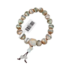Wholesale Natural Agate, First-line Pharmacists, Tibetan Agate Bead Bracelets for Both Men and Women