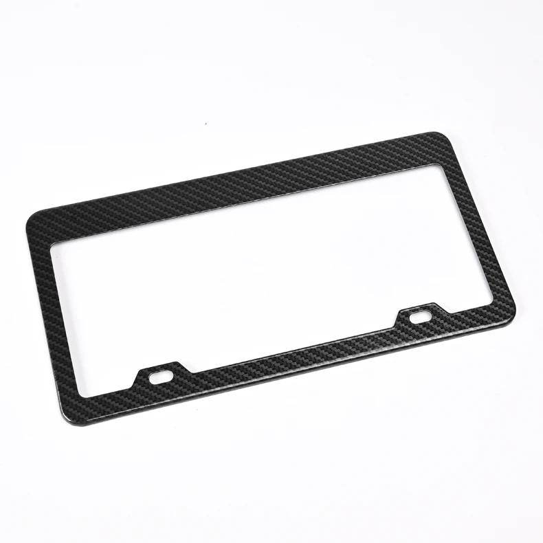 Usa Size Plastic Carbon Fiber Number Plate Holder Cover Custom Printing