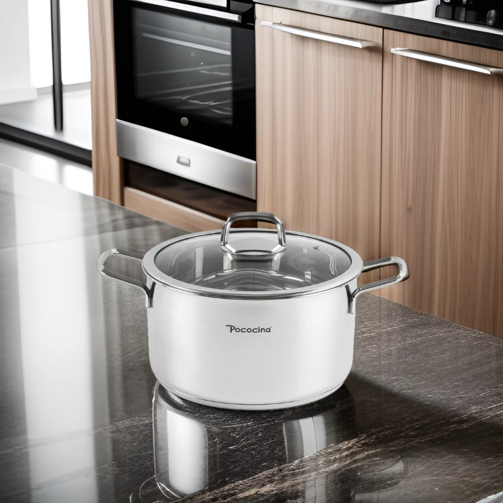 Stainless Steel Cookware Commercial Cooking Pot Set Soup Cookware Sets 10 Pcs Stainless Steel Cooking Pot Set Cookware Soup Pot