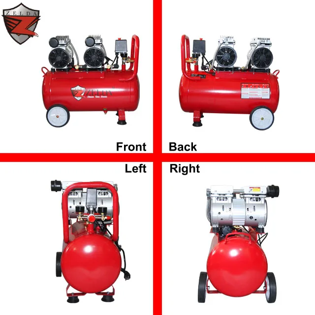 ZELDA 50Lタンク 8バール115Psiサイレントエアコンプレッサー