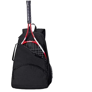 Durable Tennis Pickleball Bag with 2 Rackets Carrier Waterproof Bookbag for Men Women Badminton Rackets Paddles Balls Holder