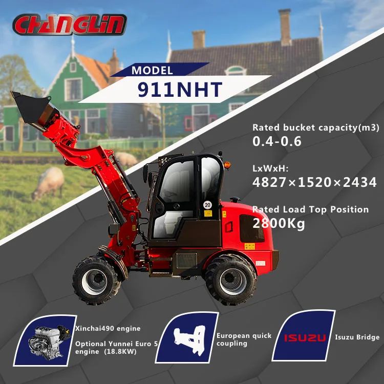 Mini Wheel Loader  with Euro V Engine