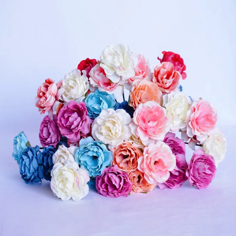 Free Sample Silk Rose Cheap Artificial Flowers For Home Wedding Party