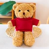 T-shirt rouge ours aux algues